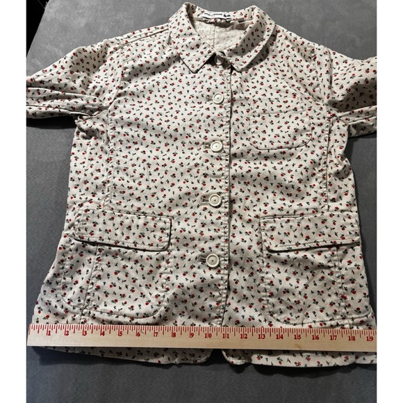 Uniqlo Womens Sz M Ditsy Floral Cottagecore Barn Grandma Preppy Rose Resort Twee - Picture 10 of 15